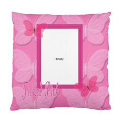 tickled pink pillow - Standard Cushion Case (One Side)