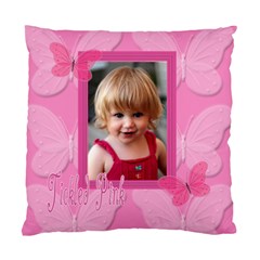 tickled pink pillow - Standard Cushion Case (One Side)