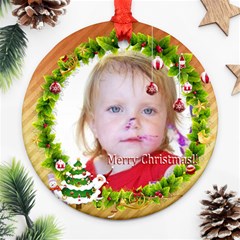 christmas - Round Ornament (Two Sides)