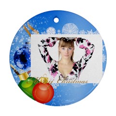 christmas - Round Ornament (Two Sides)