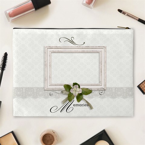 Xl Cosmetic Case: Memories By Jennyl Back