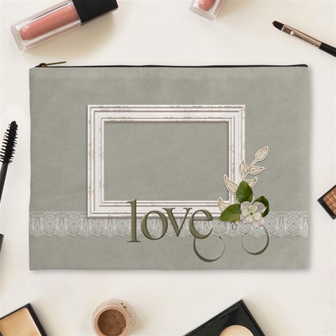 Xl Cosmetic Case: Love By Jennyl Front