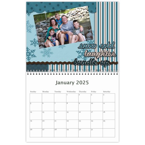 Everyday Calendar By Lana Laflen Jan 2025