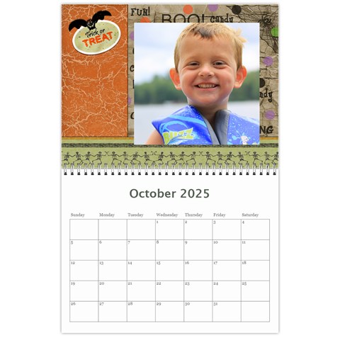 Everyday Calendar By Lana Laflen Oct 2025
