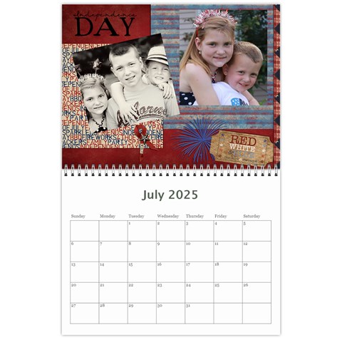Everyday Calendar By Lana Laflen Jul 2025