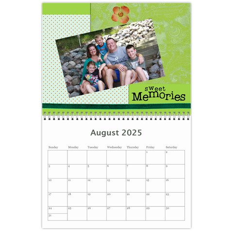 Everyday Calendar By Lana Laflen Aug 2025