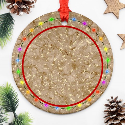 Jolly Santa Double Sided Round Ornament By Catvinnat Back