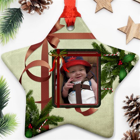 My Christmas Star Ornament (2 Sides) By Lil Back