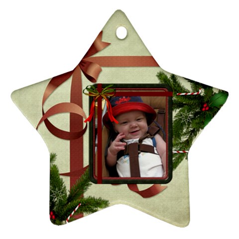 My Christmas Star Ornament (2 Sides) By Lil Back