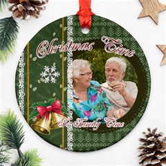 xmas - Round Ornament (Two Sides)