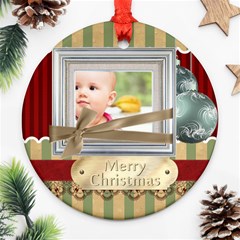 xmas - Round Ornament (Two Sides) xmas - Round Ornament (Two Sides)