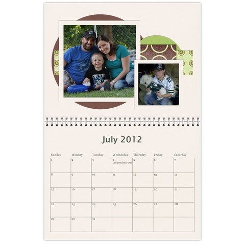 Gift Calendar 2012 By Kristi Jul 2012