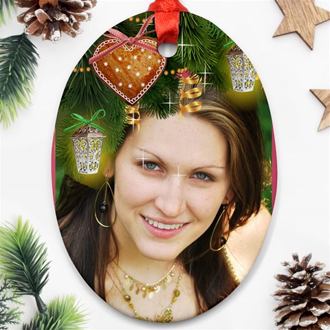 Christmas Wishes Ornament (2 Sided) By Deborah Back