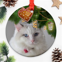 Christmas wishes round Ornament (2 sided) - Round Ornament (Two Sides) Christmas wishes round Ornament (2 sided) - Round Ornament (Two Sides)