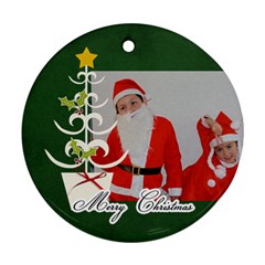 Round Ornament (Two Sides) : Christmas Tree2