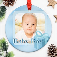 baby - Round Ornament (Two Sides)