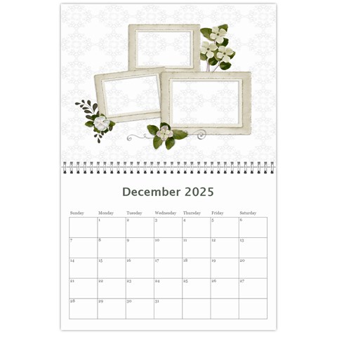 Calendar 11 X 8 5 (12 Dec 2025