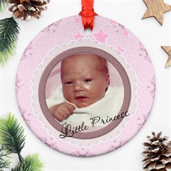 Little Princess Round Ornament (2 Sides) - Round Ornament (Two Sides)