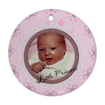 Little Princess Round Ornament (2 Sides) - Round Ornament (Two Sides)