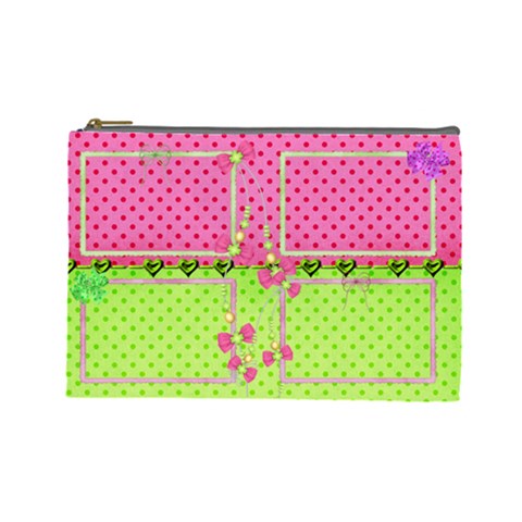 Little Princess (large) Cosmetic Bag By Deborah Front