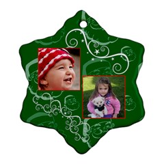 Christmas Collection  - Snowflake Ornament (Two Sides)