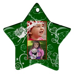 Christmas Collection  - Star Ornament (Two Sides)