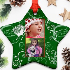 Christmas Collection  - Star Ornament (Two Sides)