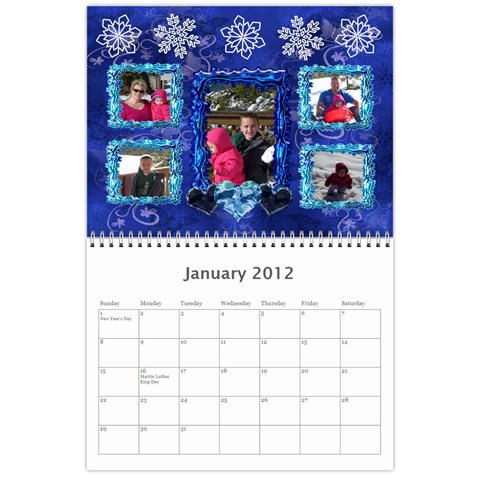 Calendar By Stacy French Jan 2012