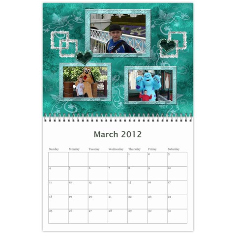 Calendar By Stacy French Mar 2012