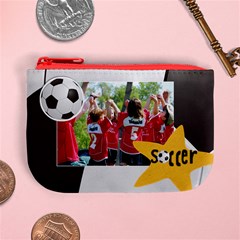 Soccer mini coin purse