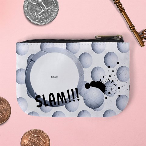 Volleyball Mini Coin Purse By Mikki Back