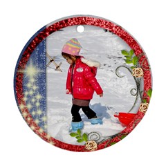 ornament - christmas 01 - Ornament (Round)