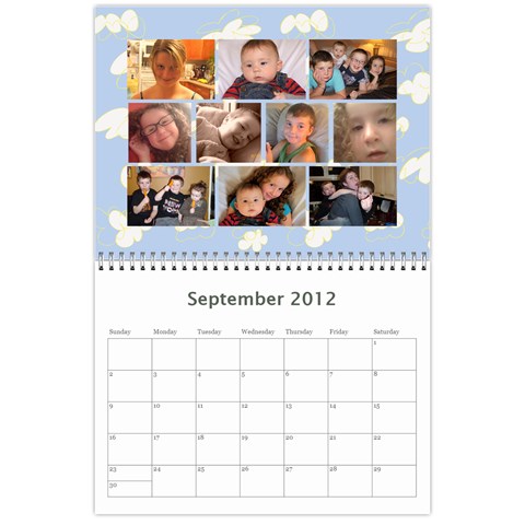 Mom 2012 Calandar By Francine Boyle Sep 2012