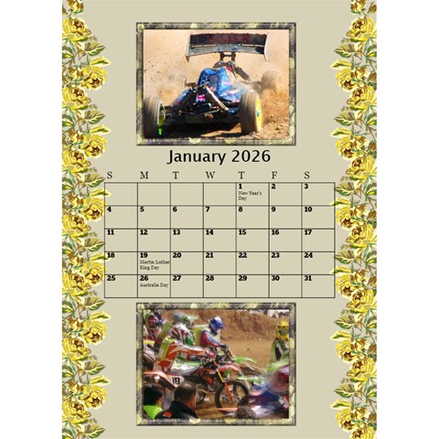 A Little Country Desktop Calendar By Deborah Jan 2026