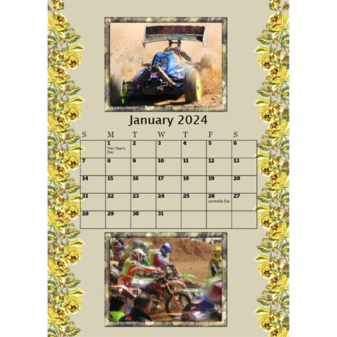 A Little Country Desktop Calendar By Deborah Jan 2024