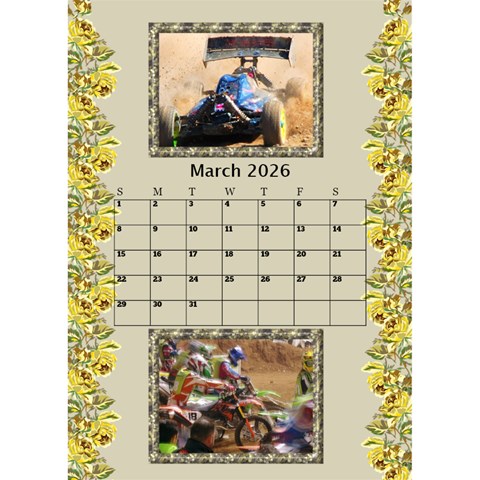 A Little Country Desktop Calendar By Deborah Mar 2026