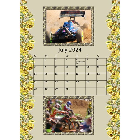 A Little Country Desktop Calendar By Deborah Jul 2024