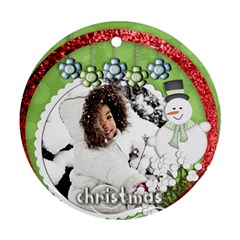 ornament - winter 2 - Ornament (Round)