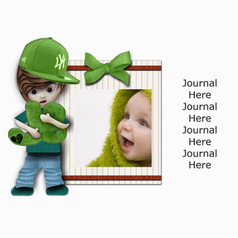 Justin Bieber Inspired Xmas Cards (diff Design On Each Card) By Amarie 7 x5  Photo Card - 4