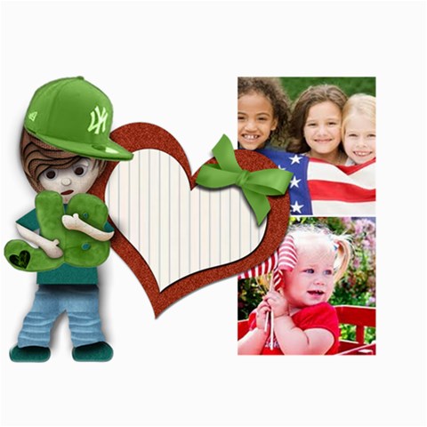 Justin Bieber Inspired Xmas Cards (diff Design On Each Card) By Amarie 7 x5  Photo Card - 7