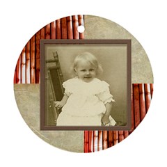 Maybe Baby Double Sided Ornament - Round Ornament (Two Sides) Maybe Baby Double Sided Ornament - Round Ornament (Two Sides)