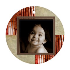 Maybe Baby Single Sided round ornament - Ornament (Round) Maybe Baby Single Sided round ornament - Ornament (Round)