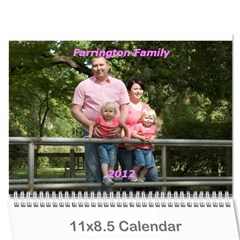 2012 Family Calendar - Wall Calendar 11  x 8.5  (12-Months)