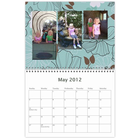 2012 Family Calendar By Tara Farrington May 2012