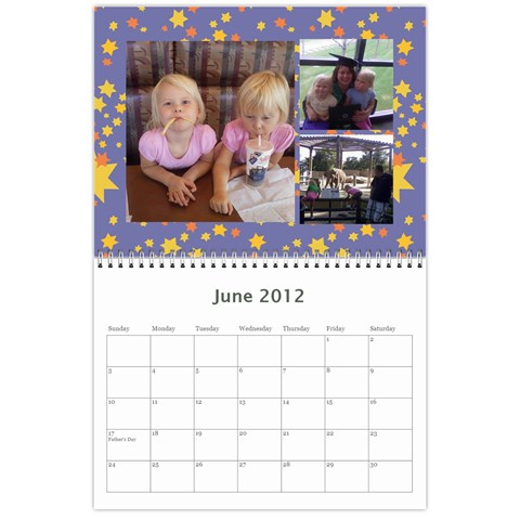 2012 Family Calendar By Tara Farrington Jun 2012