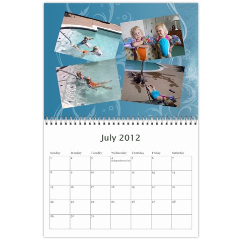 2012 Family Calendar By Tara Farrington Jul 2012
