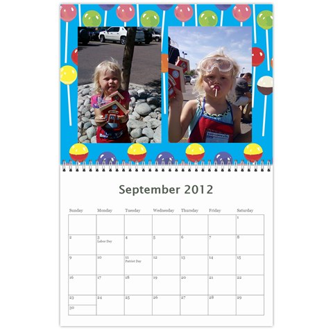 2012 Family Calendar By Tara Farrington Sep 2012