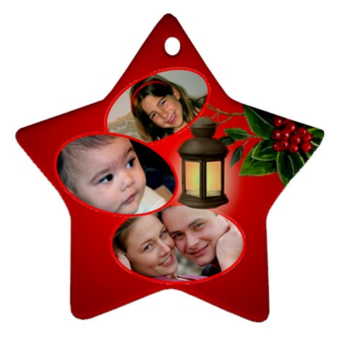 Our Family Star Ornament (2 Sided) By Deborah Back