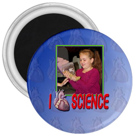 I Love Science Magnet By Patricia W Front
