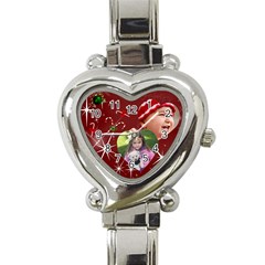 Christmas Collection  - Heart Italian Charm Watch